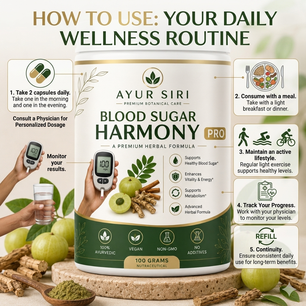 AYURSIRI ® DIABETES BLOOD SUGAR POWDER 60DAYS CHALLENGE