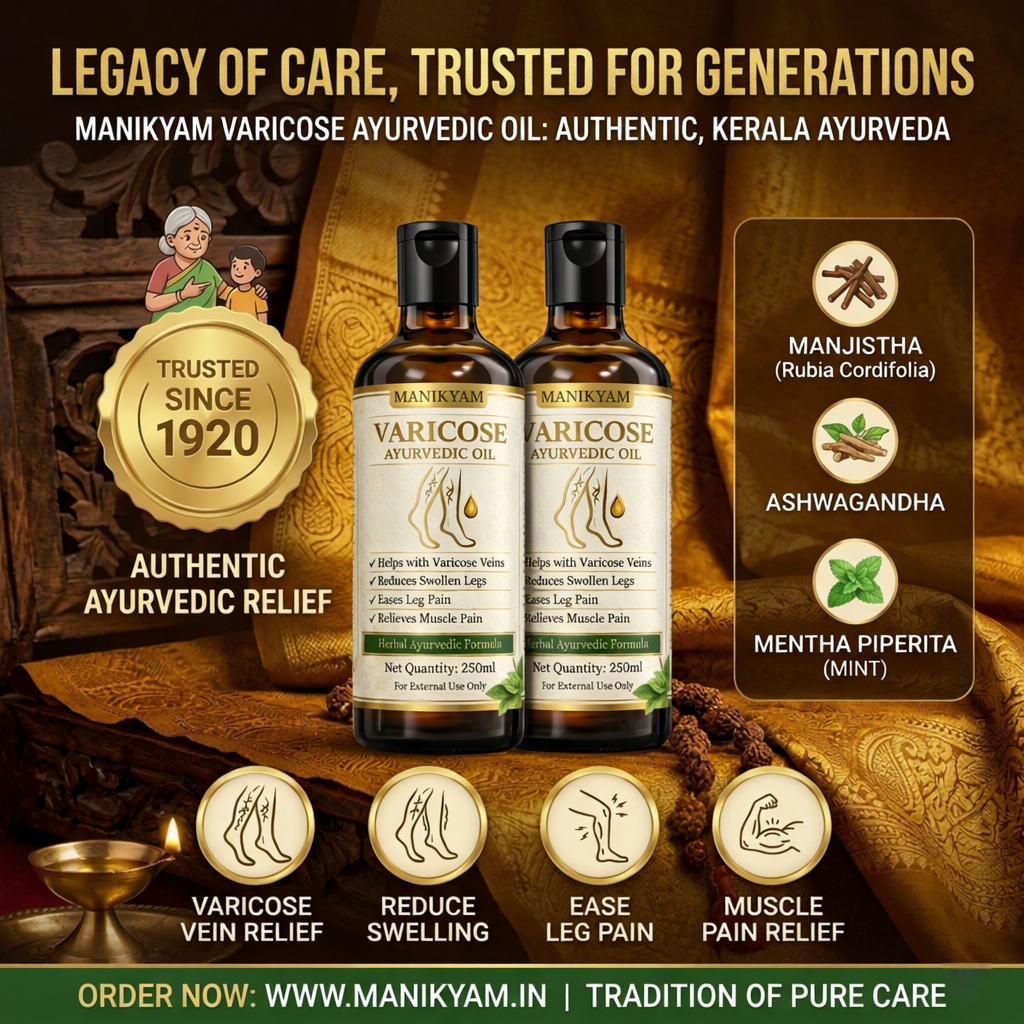 VARICOSE VEINS PAIN RELIEF OIL - Ayurveda Oil Relief 60 Days Challenge